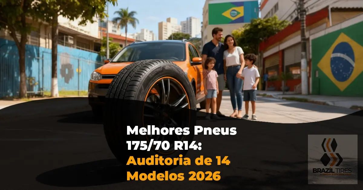 Descubra os melhores pneus 175/70 R14 de 2026 para a segurança da sua familia