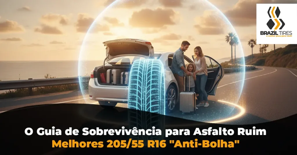 Quais os melhores pneus 205/55 R16 Anti-Bolha para o seu carro