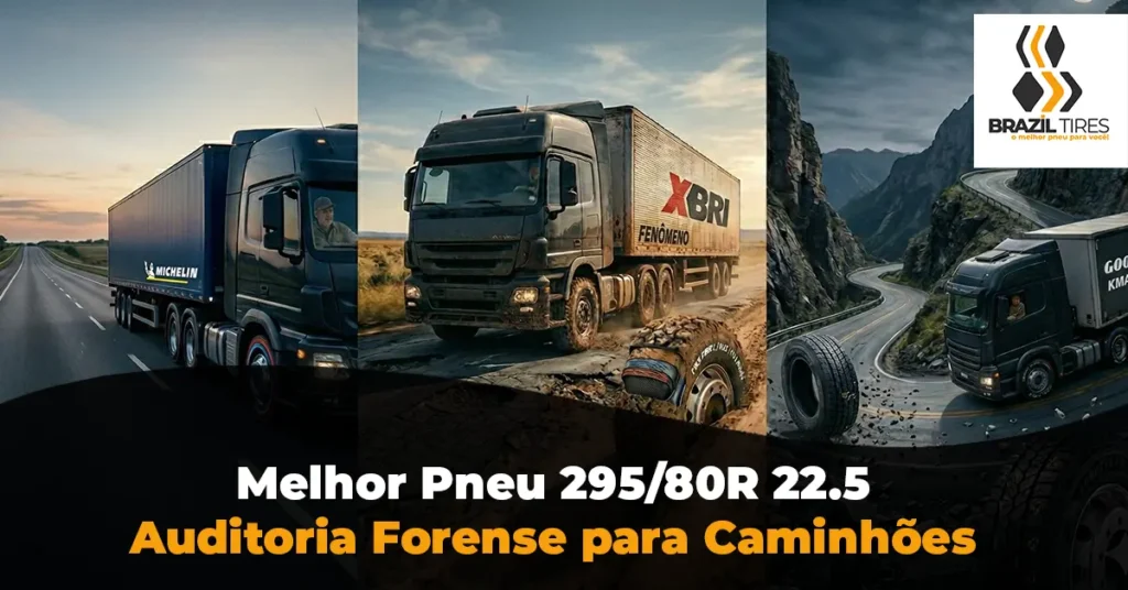Descubra qual o Melhor Pneu 295/80R 22.5 para caminhões.