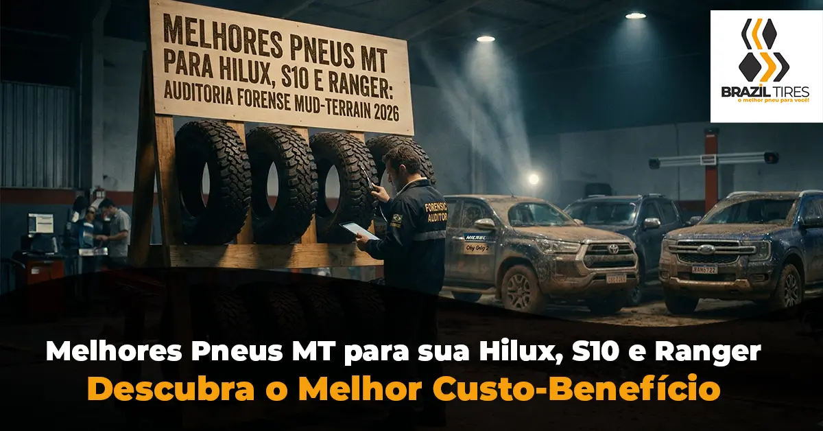 Pneus MT para Hilux S10 e Ranger, descubra os melhores
