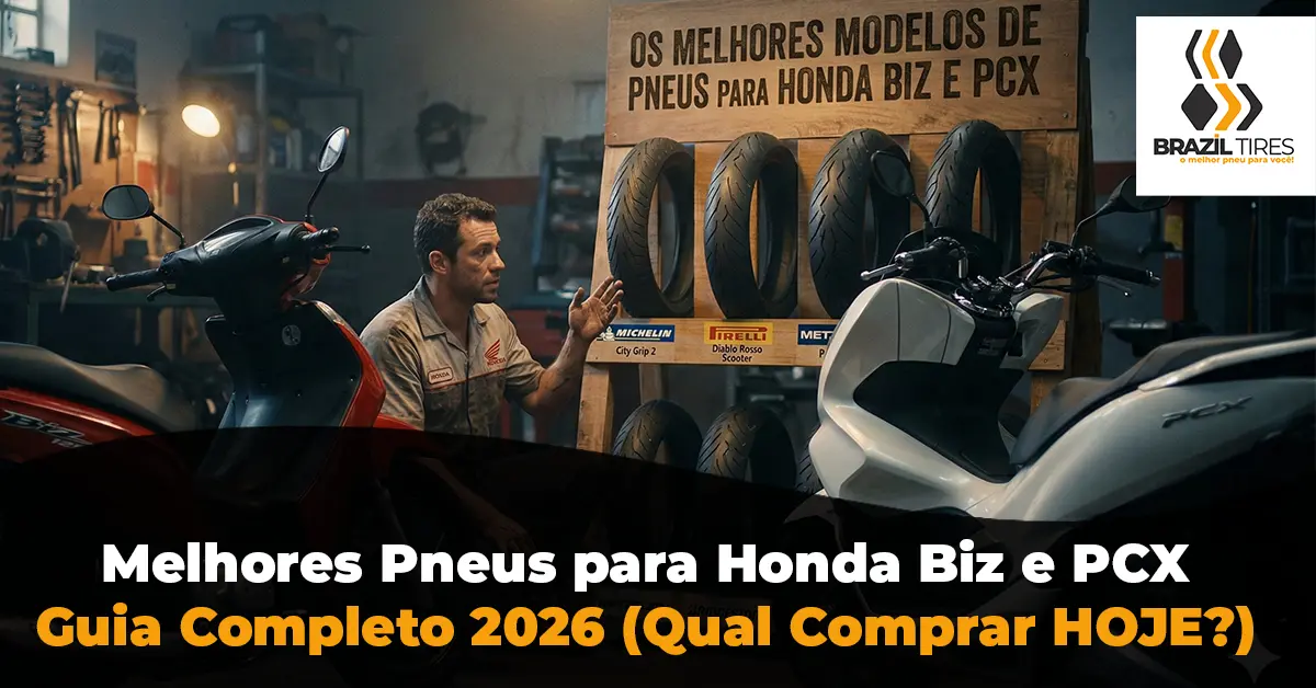 Descubra os Melhores Pneus para Honda Biz e PCX nesse artigo