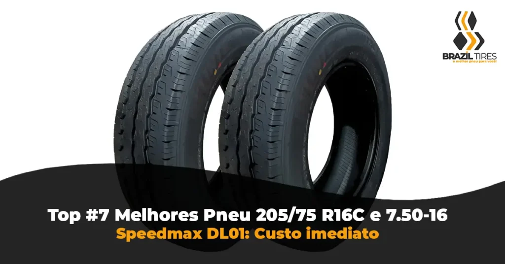 Pneu Delinte DV2+ aro 16. Estrutura reforçada para suportar o peso de carga em furgões logísticos e VUCs.
