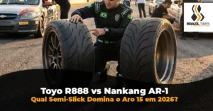 Toyo R888 vs Nankang AR-1: Comparativo de Performance (R15 e R17)