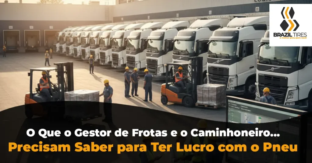 Gestão de Frotas: Como calcular o lucro do Pneu 275/80 R22.5 Gestor de frotas e caminhoneiro realizando inspeção de sulcos e calibragem em pneu 275/80 R22.5 (275 80 22.5) para cálculo de CPK e maximização do lucro operacional.